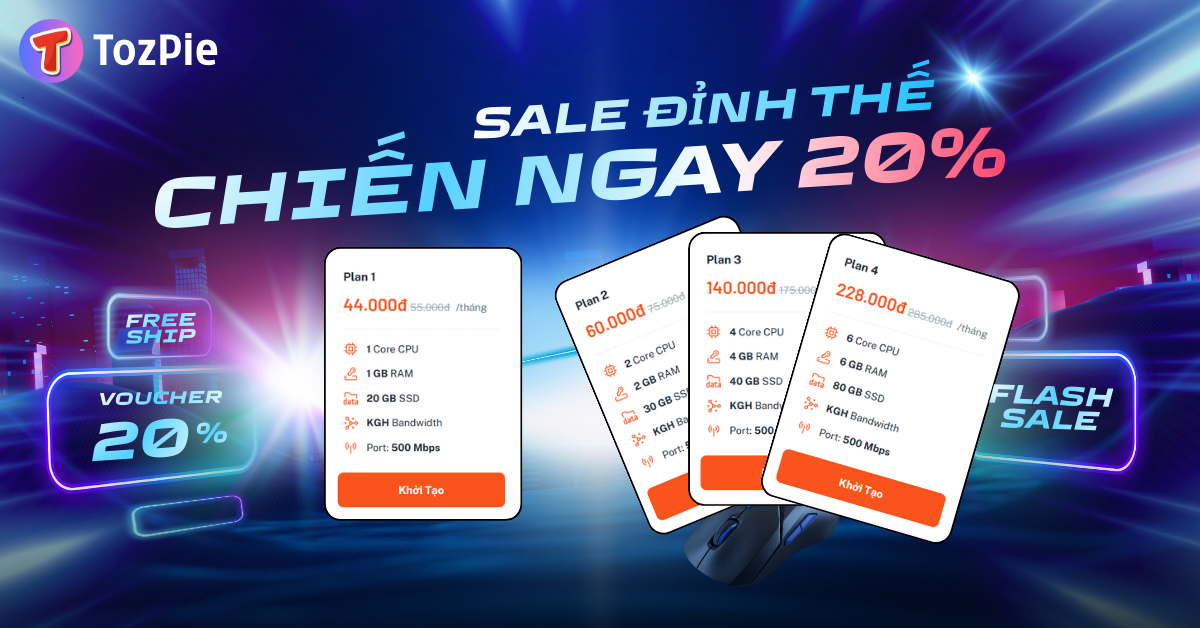 TOZPIE ĐÃ LÊN – SALE LÀ CHIẾN! 🔥BẠN ĐÃ SẴN SÀNG CHƯA