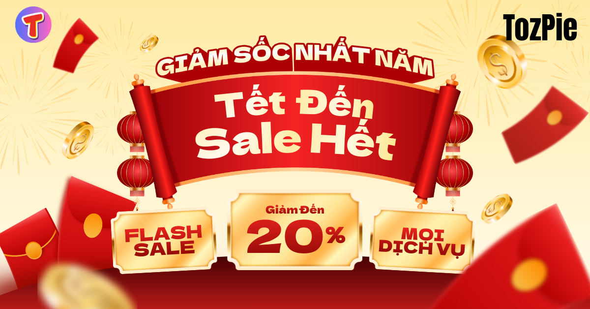 Giảm giá 20% mừng Tết 2026 – Áp dụng toàn bộ dịch vụ